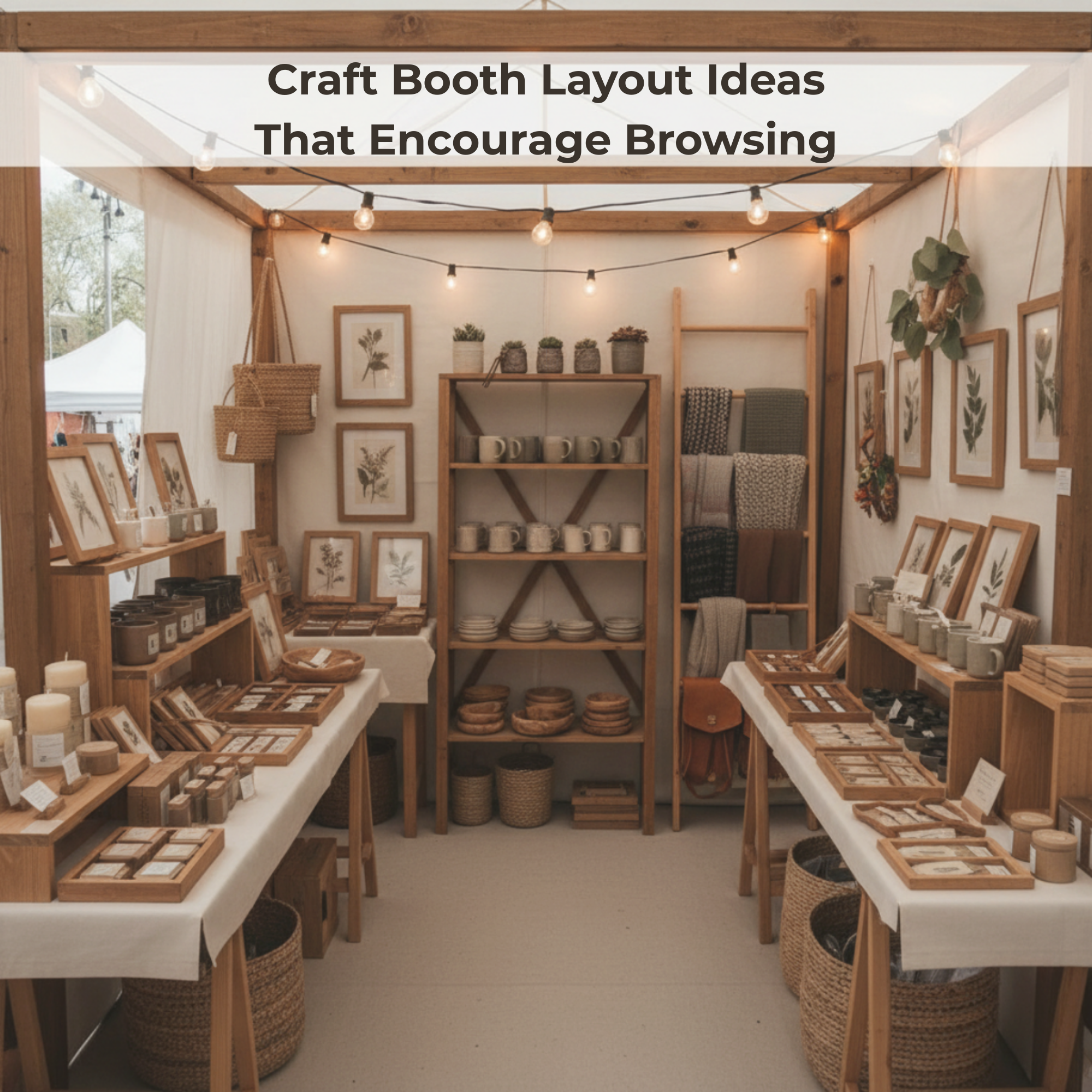 Craft Booth Layout Ideas That Encourage Customers to Stop and Browse