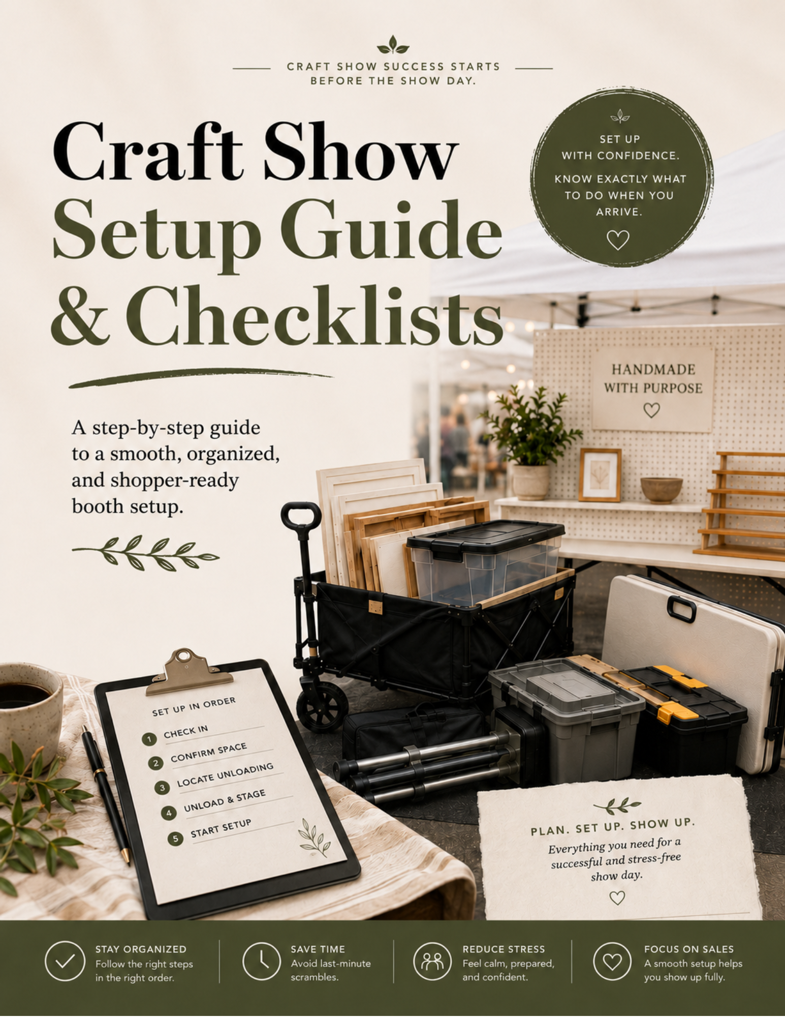 Craft Show Setup Guide & Checklists