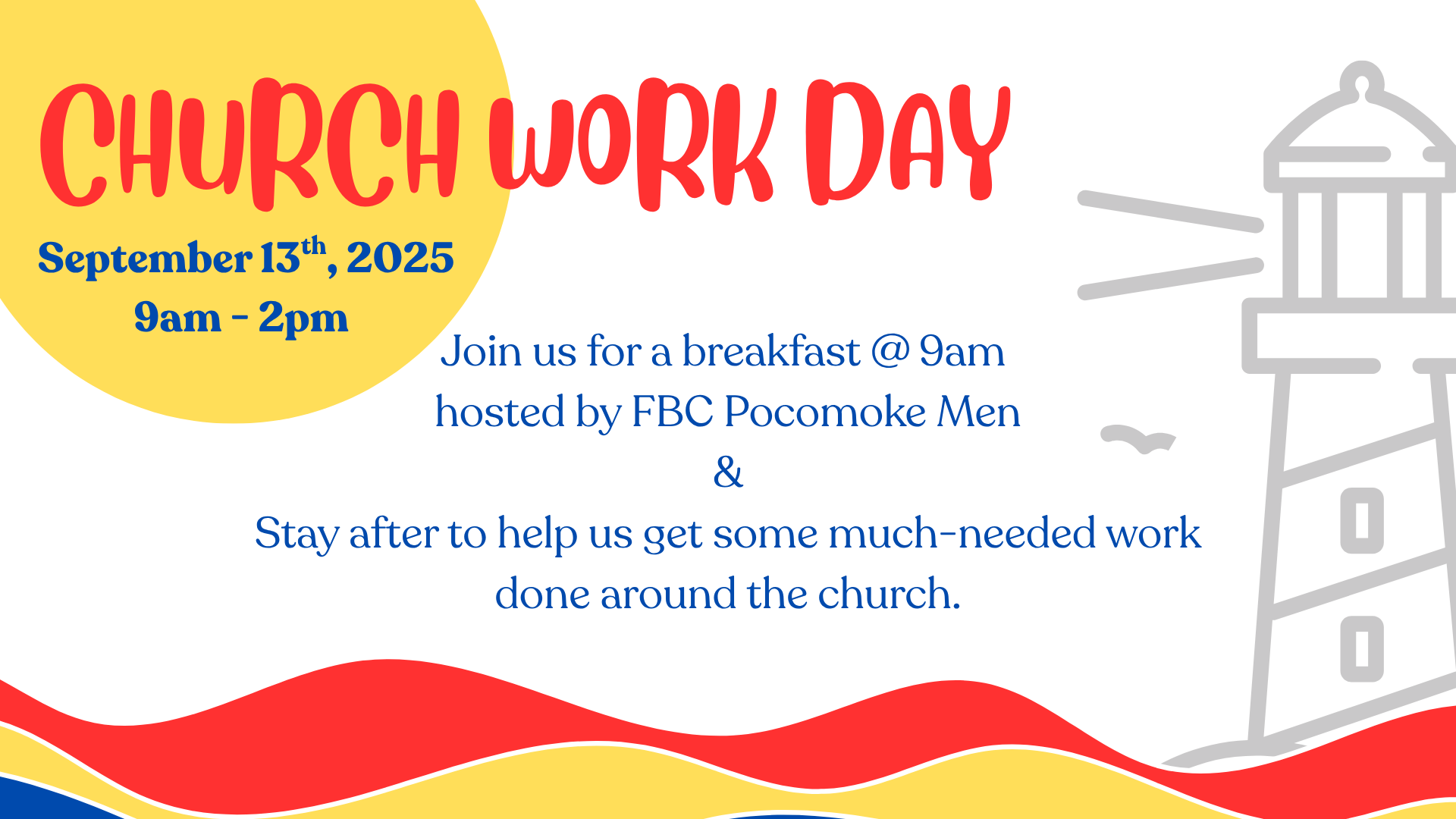 Church Work Day