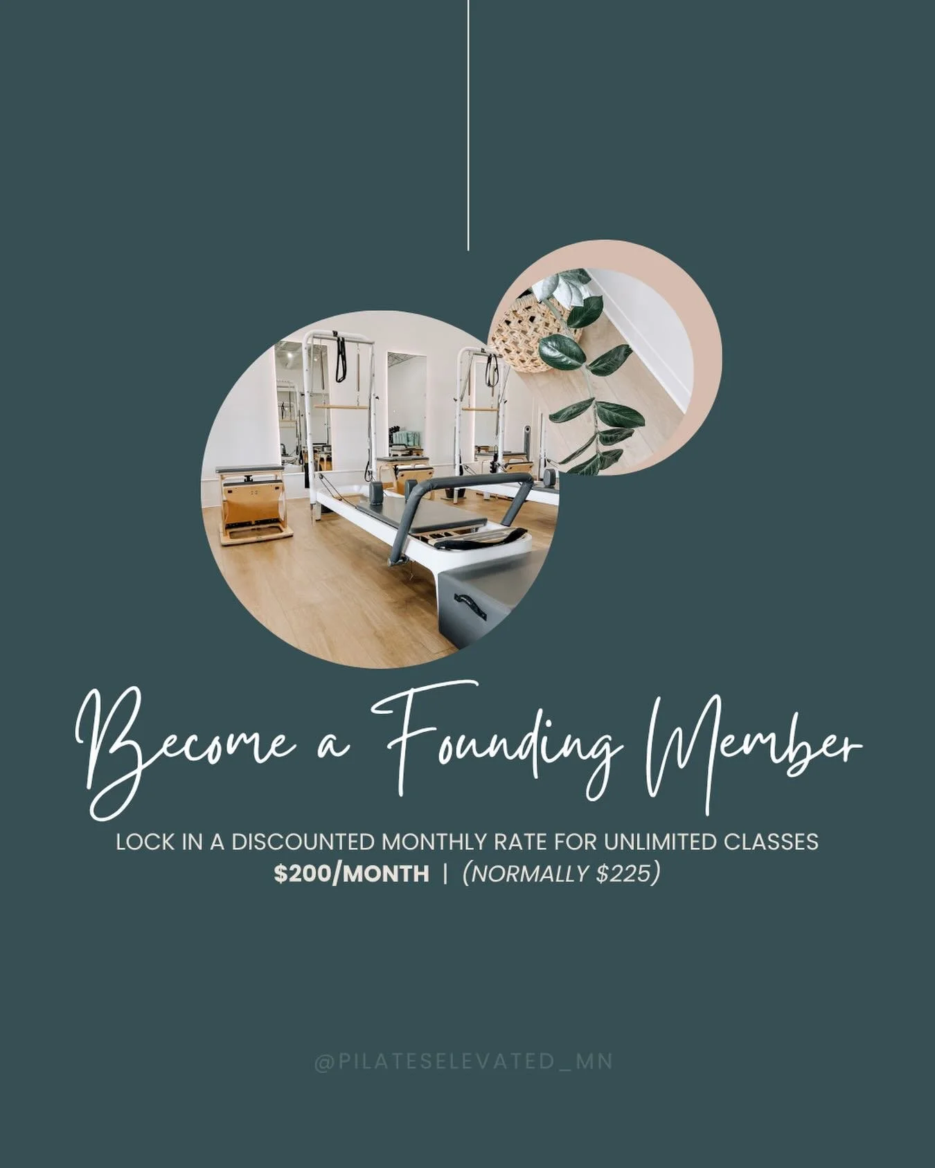 ✨FOUNDERS RATE: $200/MONTH! ✨
Lock in your spot at our lowest rate EVER &mdash; $200/month (normally $225) for unlimited classes.

We&rsquo;re only offering this exclusive Founder&rsquo;s rate to the first 50 people&mdash;once they&rsquo;re gone, the