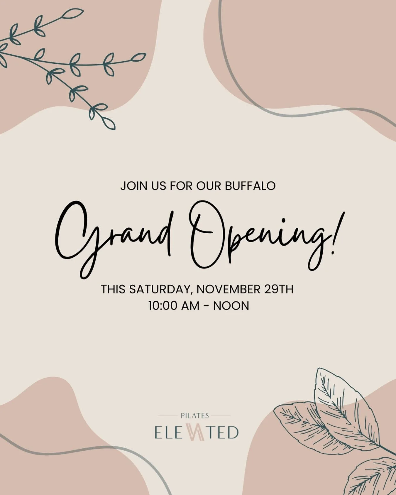 Join us this Saturday, November 29th from 10AM&ndash;12PM as we celebrate our brand-new Buffalo studio! (Formerly Mable&rsquo;s Market)

108 Division St E
Buffalo, MN 55313

✨ Be one of our first 50 Founding Members and lock in a special UNLIMITED ra