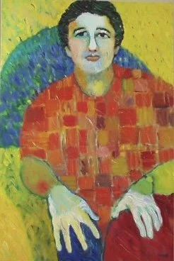 Portrait of Michael   |   36 x 30   |   Oil on Canvas 
  |   SOLD