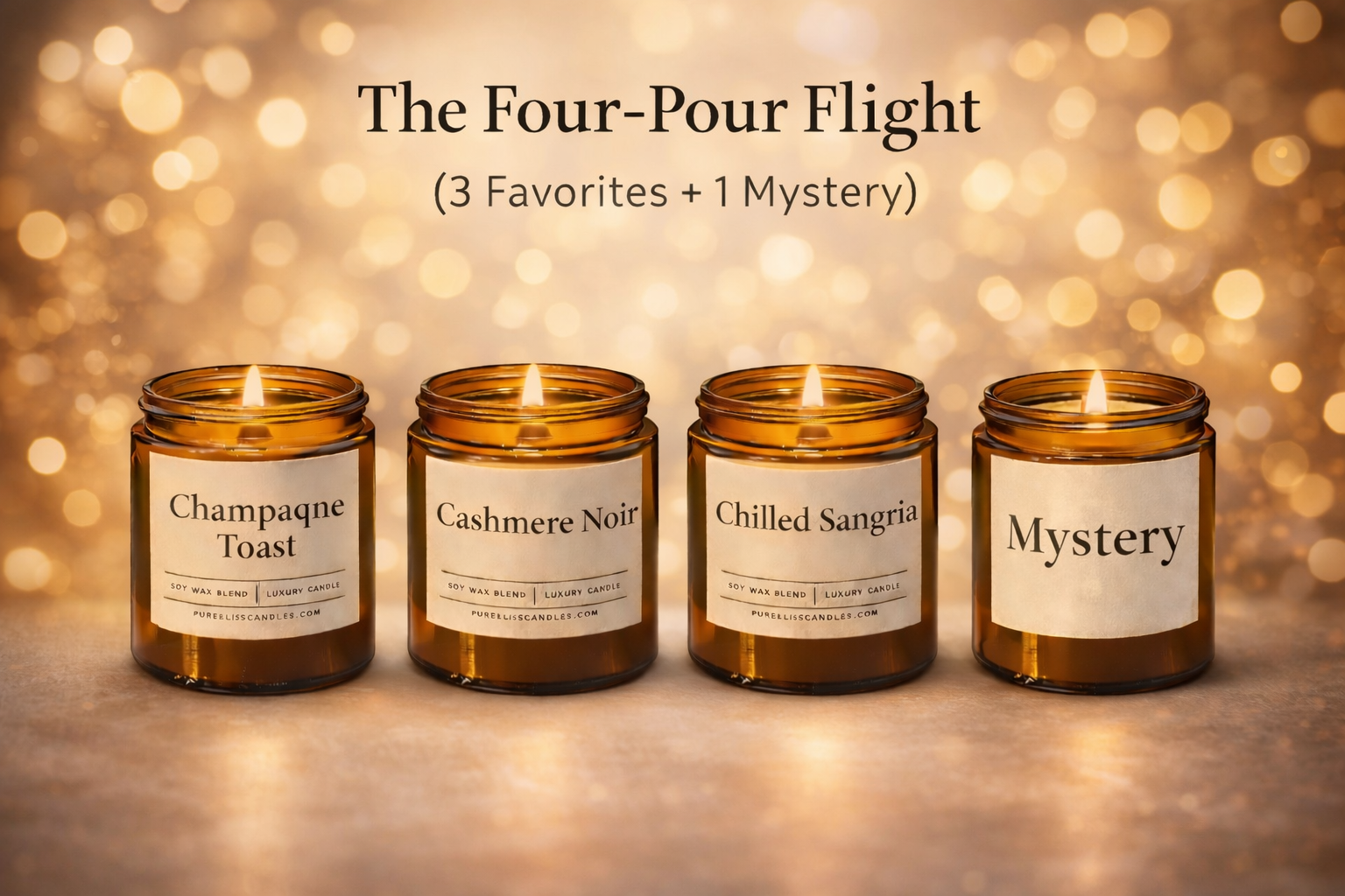 The Four-Pour Flight (3 Favorites + 1 Mystery)