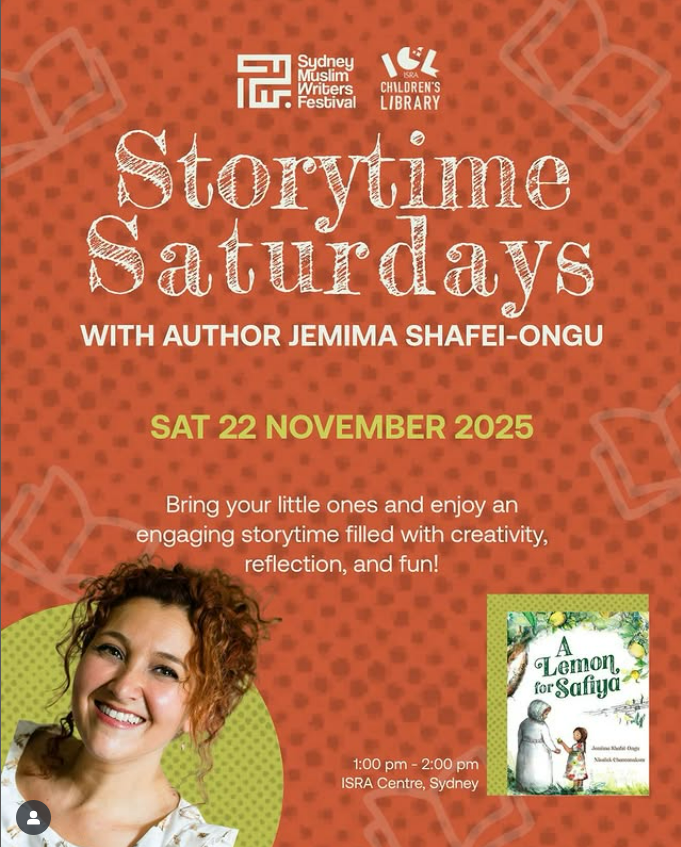 Storytime Saturdays               ISRA Centre Sydney