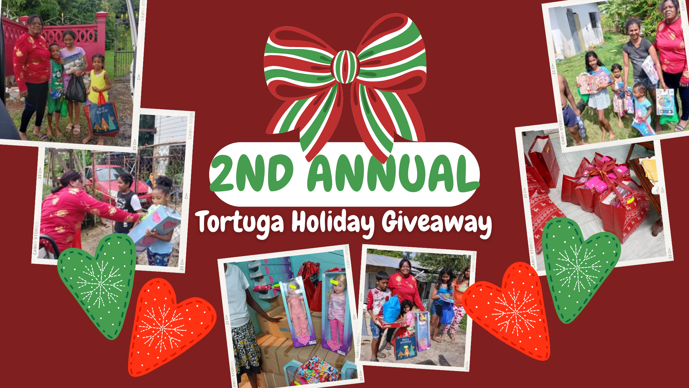 2nd ANNUAL TORTUGA HOLIDAY GIVEAWAY