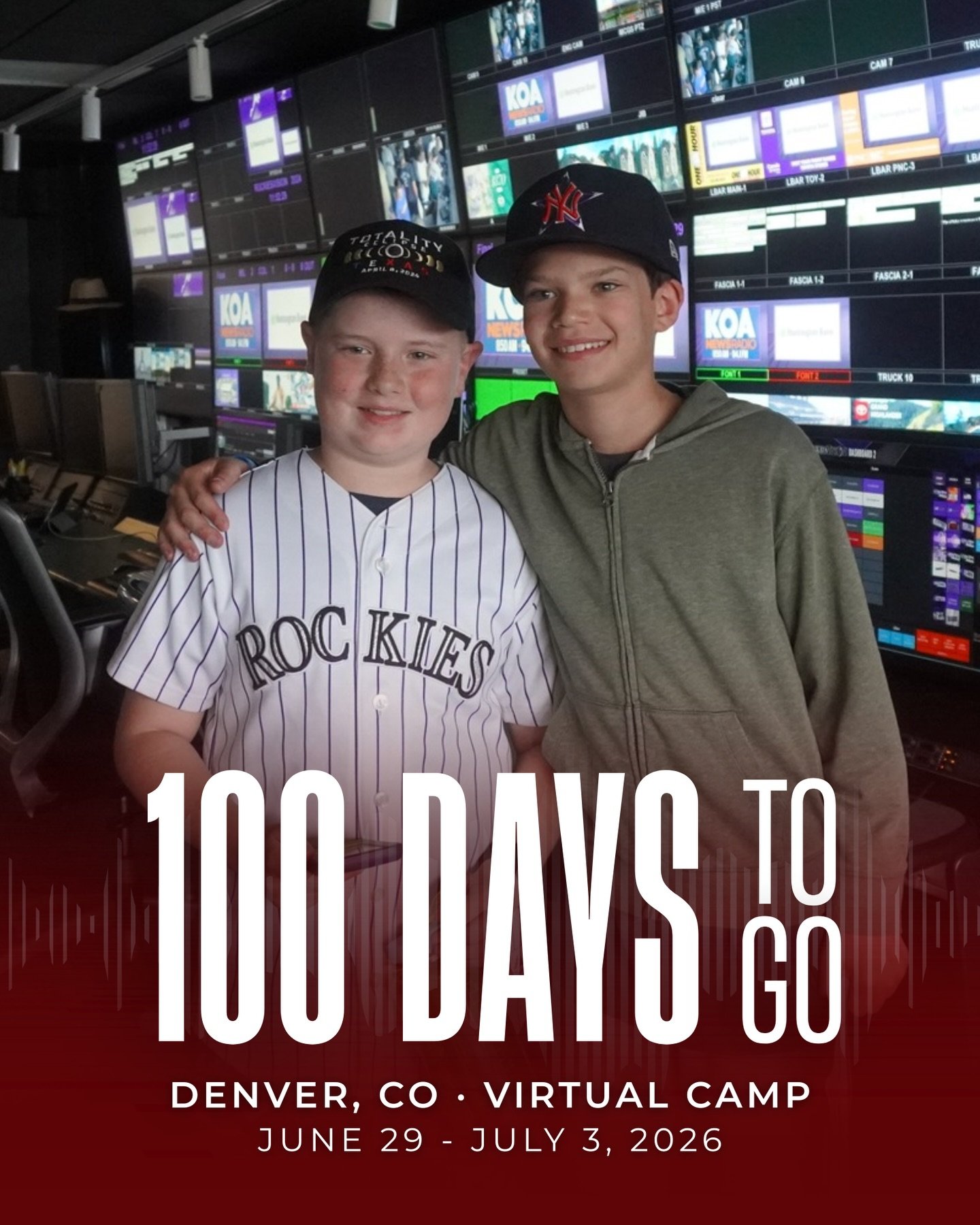 100 days until we&rsquo;re back in Denver &mdash; and both our virtual camp &amp; Advanced Workshop kick off 🎙️

Spaces are limited &mdash; reserve yours now at the link in our bio.