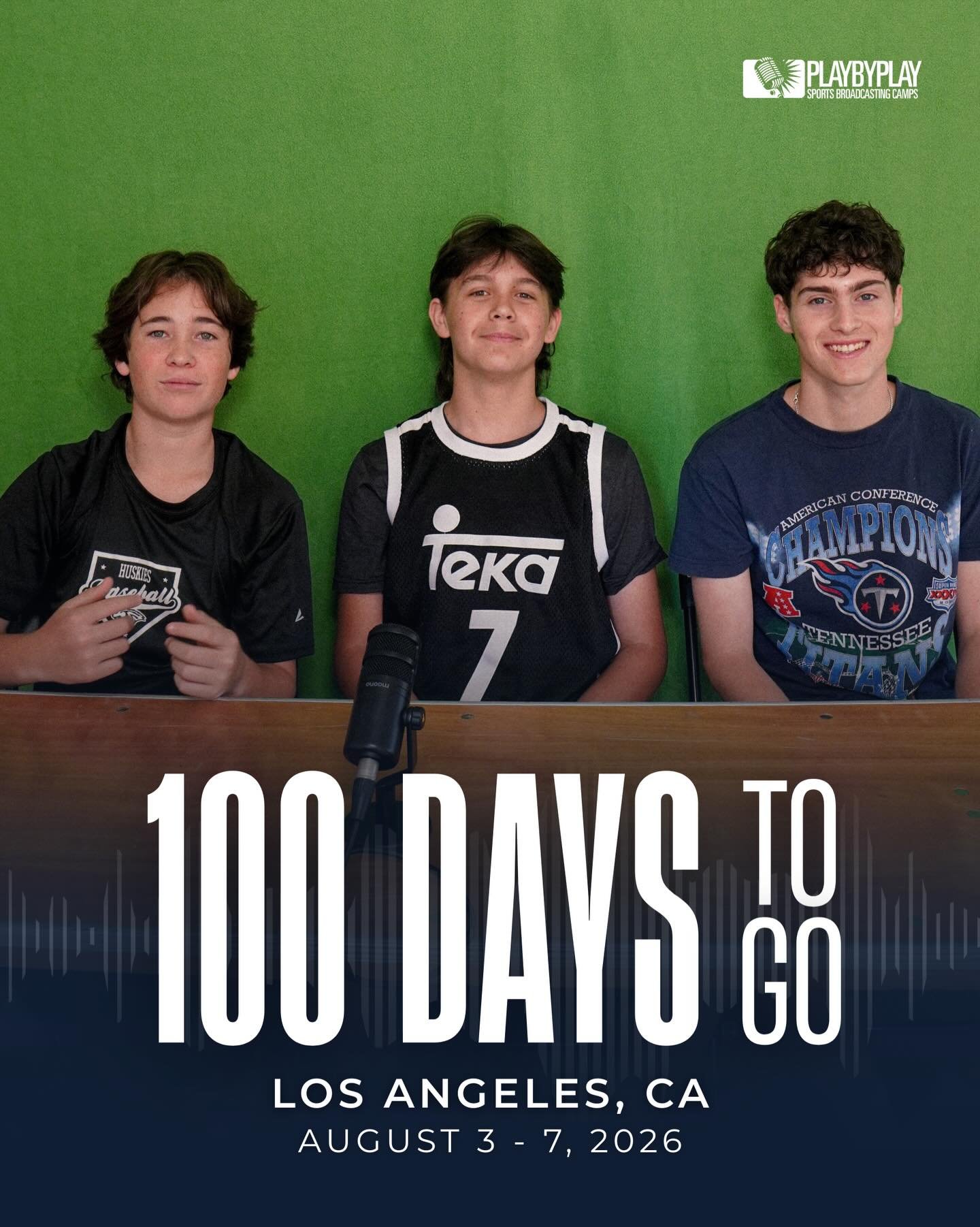 100 days until we&rsquo;re back in LA to close out Summer 2026 ☀️🌴🎙️
LA is sold out &mdash; but you can still get in on the action in other cities. Spots are filling fast! Register now at the link in our bio. 👀