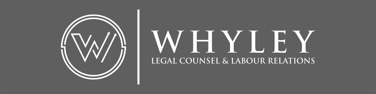 Whyley Legal logo in gray