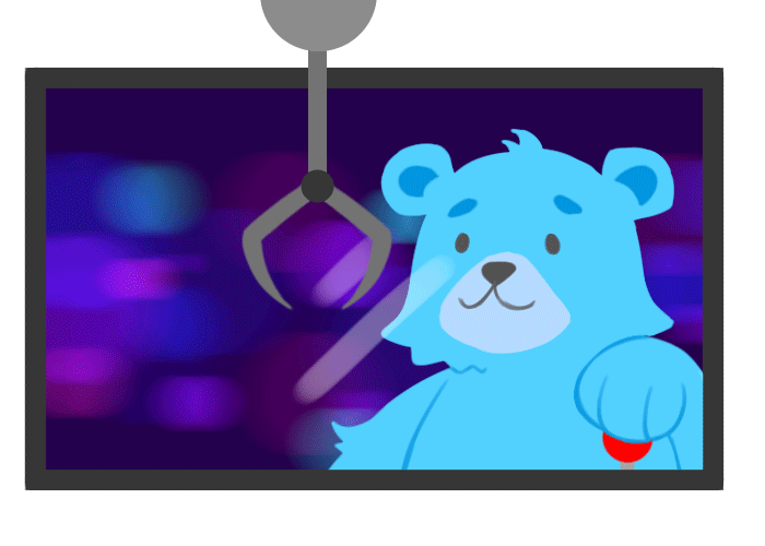 GIF of Beardell, the mascot for HexLabs