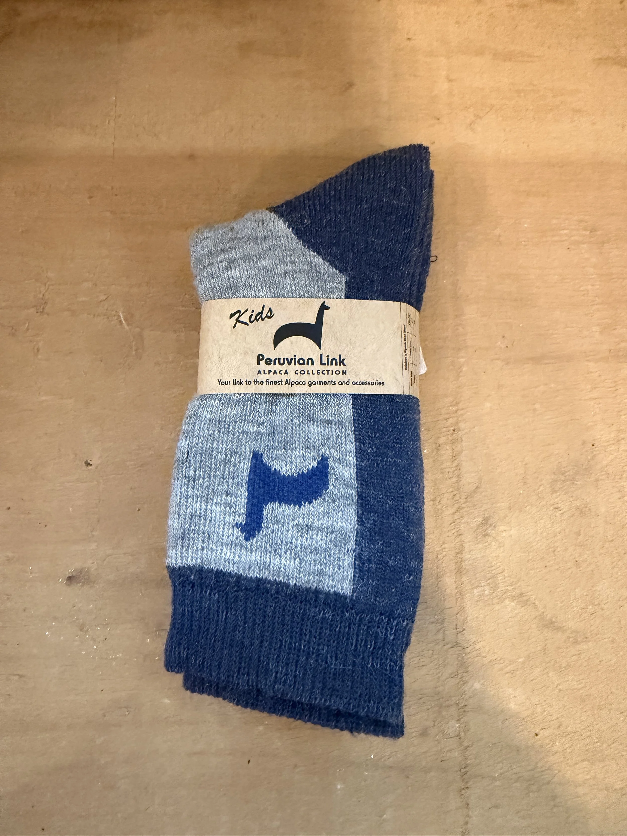 (Hiker Jr) Kids Alpaca Socks