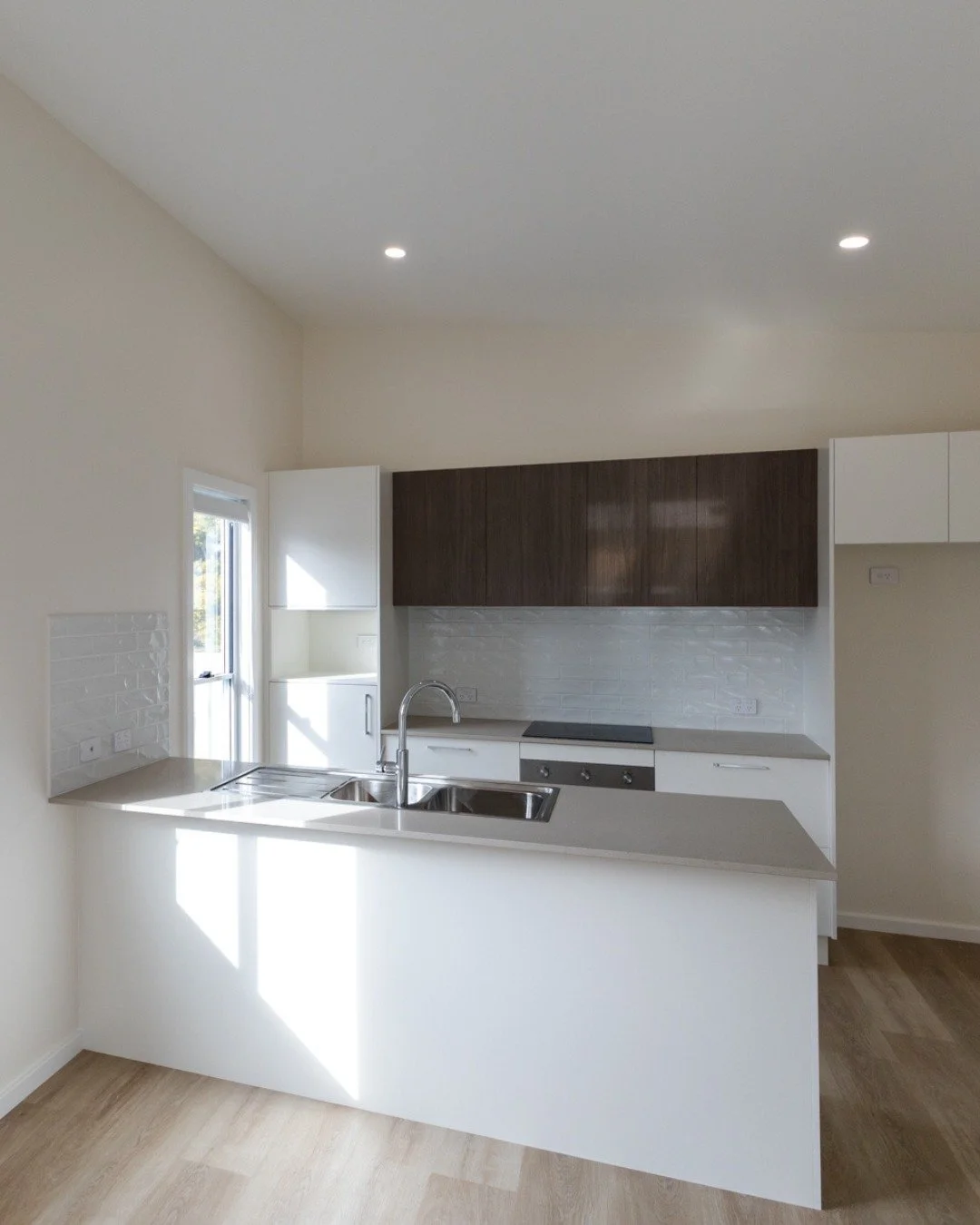 A well-designed galley kitchen is one of the most efficient layouts you can choose for a granny flat.

Parallel benches create a natural workflow with everything within arm&rsquo;s reach.

&bull; Long, practical prep space
&bull; Clear central walkwa