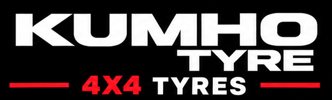 Kumho Tyre logo with text '4x4 Tyres' in red and white on a black background.