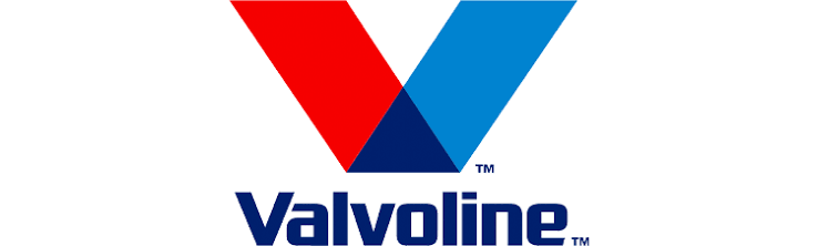 Valvoline logo with a stylized V in red and blue above the company name.