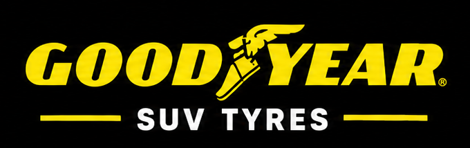 Goodyear logo with text 'SUV TYRES' beneath it.