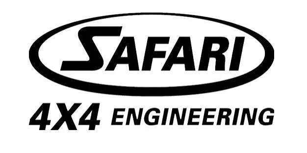 Safari 4x4 Engineering logo in black and white.