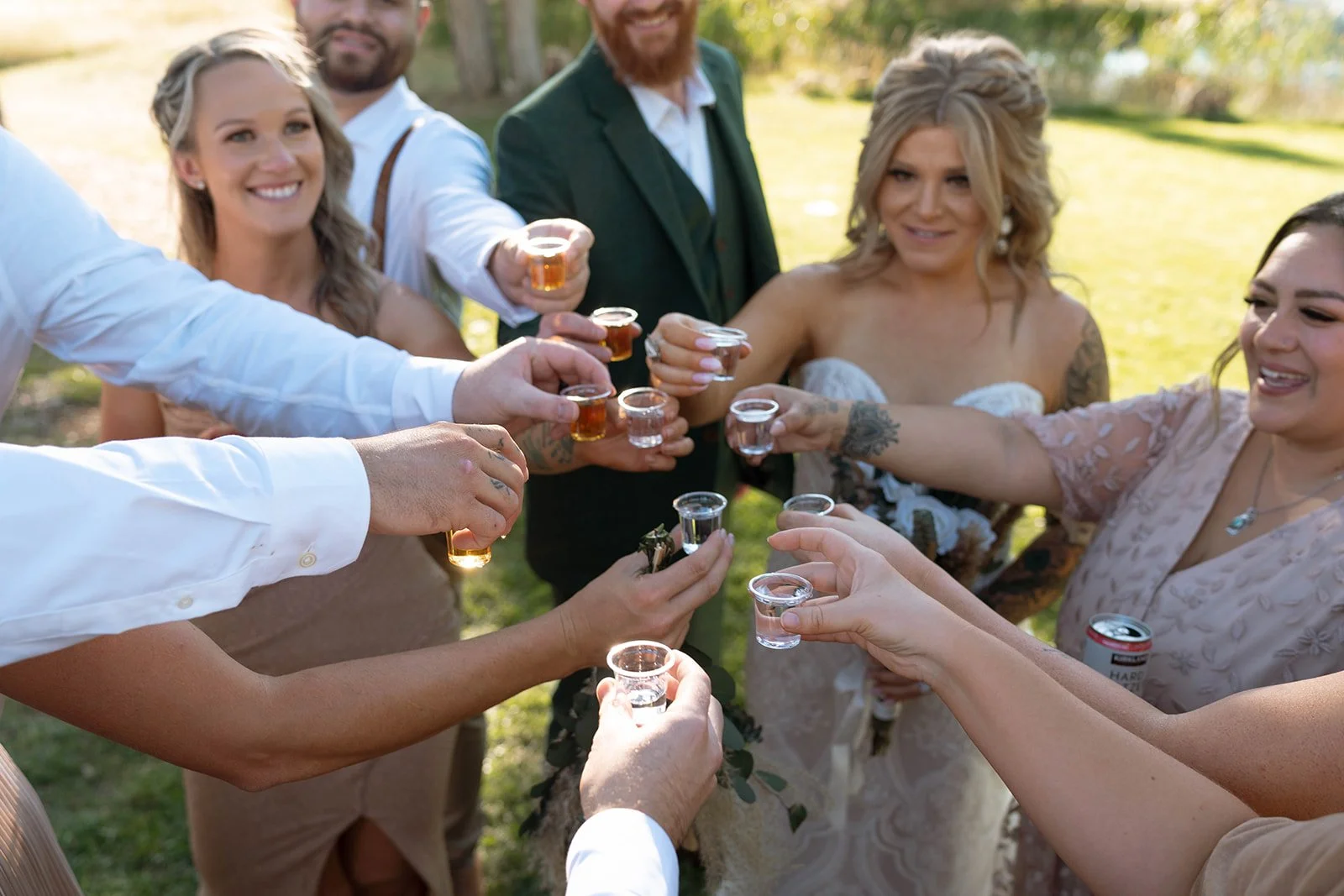 Wedding signature cocktails Reno Lake Tahoe