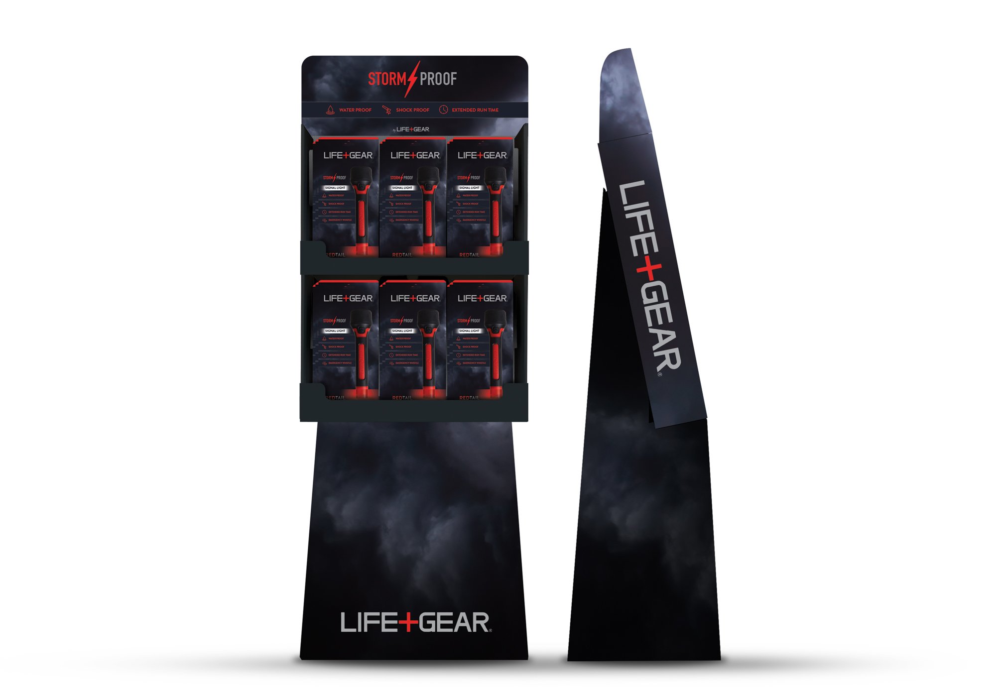 Stormproof Signal Light Packaging POP Display