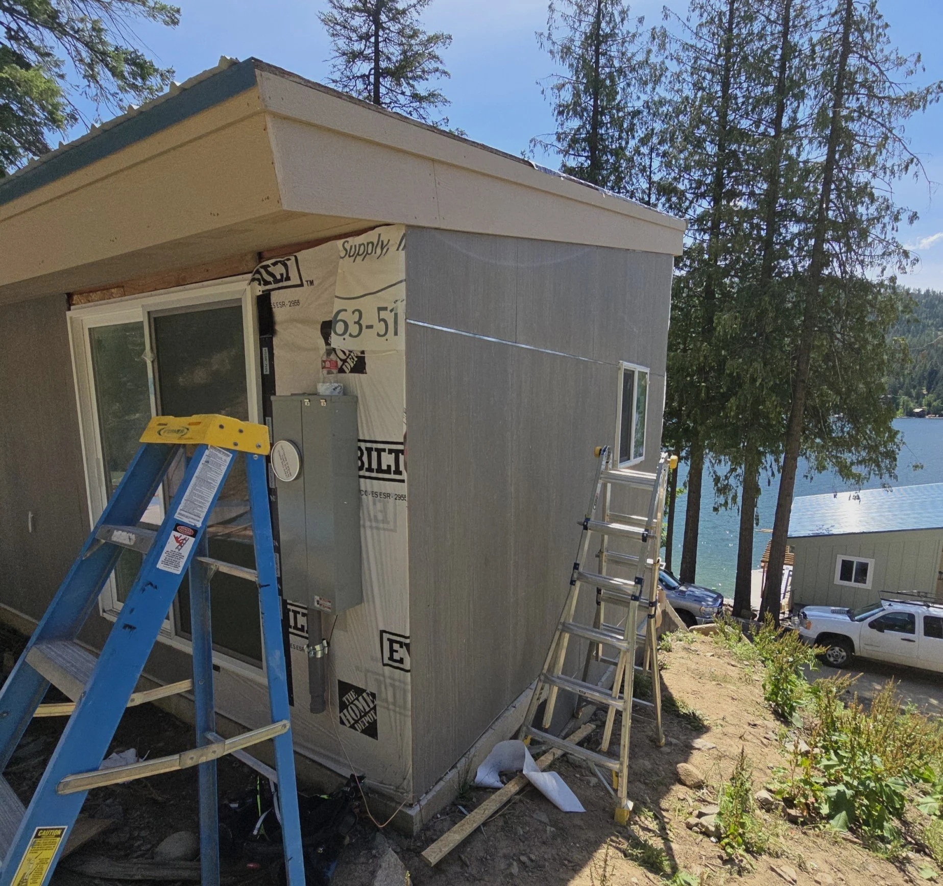 (During) Two-Story Addition: Soffit, Fascia, & Siding
