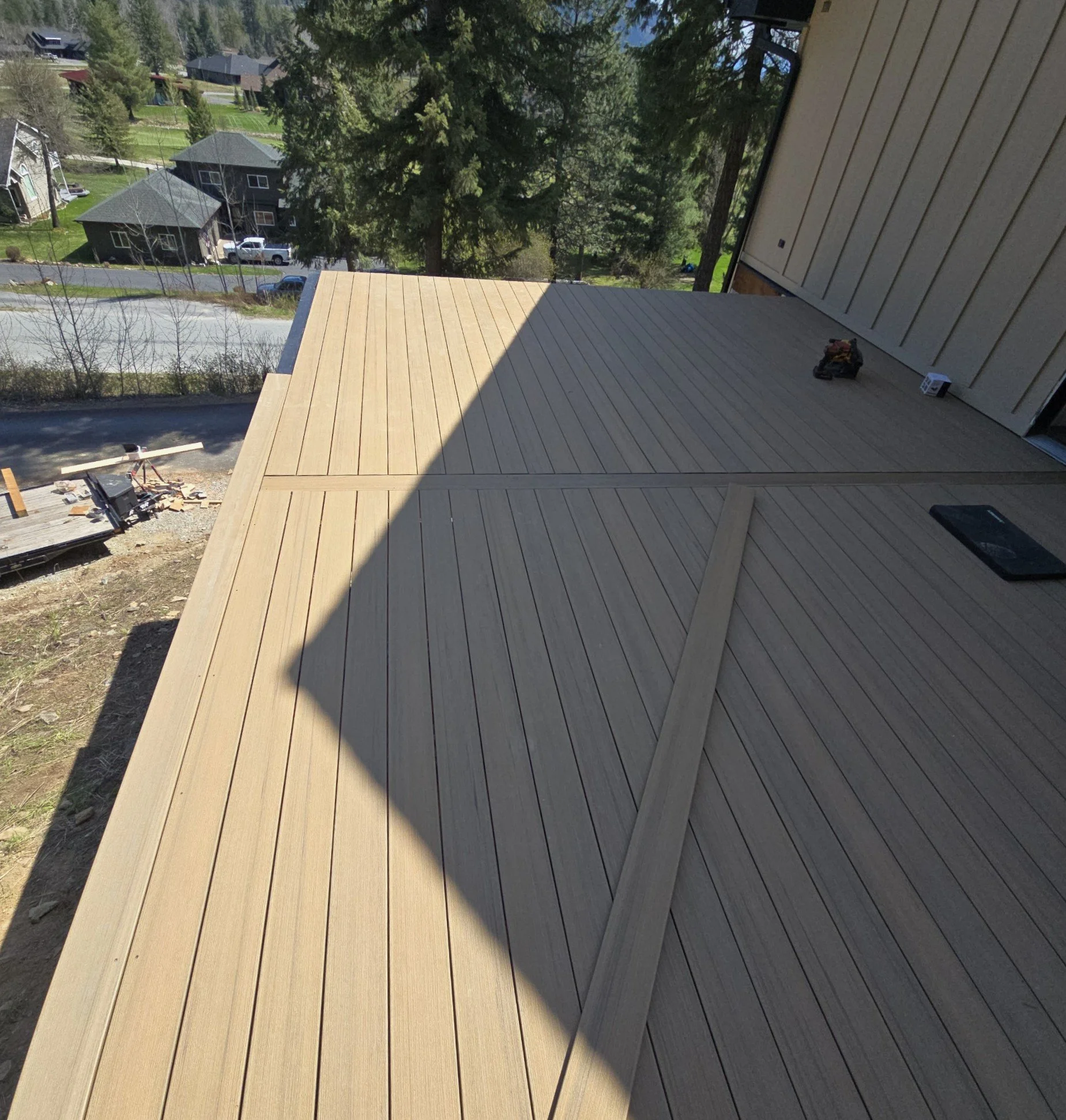 (During) Deck construction