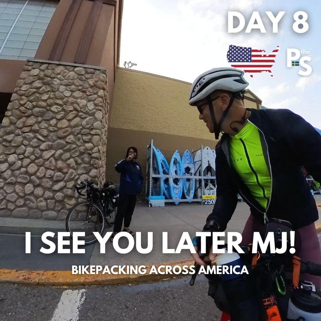 I See You Later MJ! ⚔️🚴&zwj;♂️⁠
⁠
Day 8, now on my YouTube Channel, ⁠
⁠
Check it out: linktr.ee/theprimalswede⁠
⁠
Ever found a great bike enthusiast along the road? Share your experience below! 👇⁠
⁠
Stay strong!⁠
⁠
#bikepacking #community #adventur
