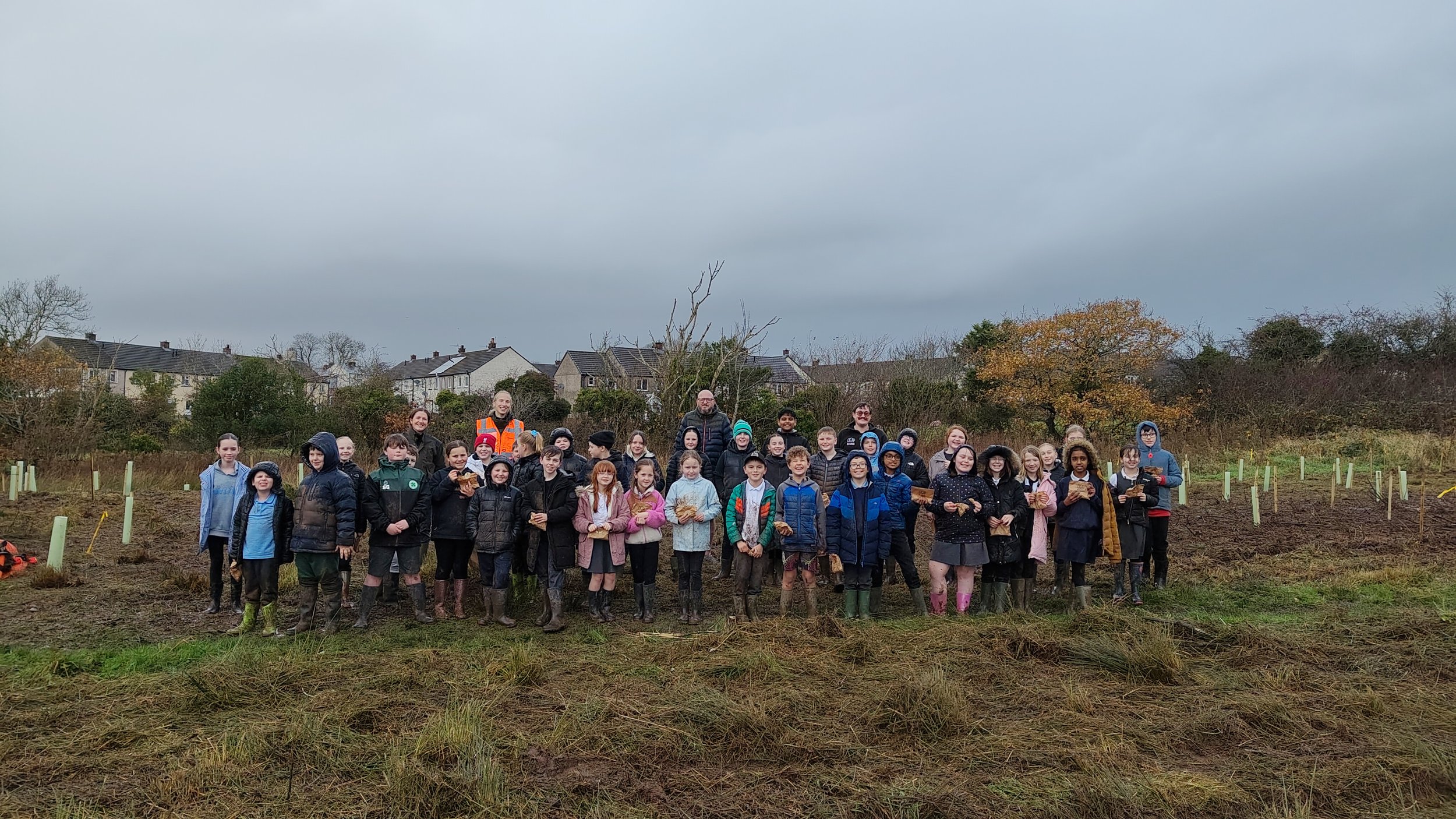 First Trees of the Season Planted at Ehenside, Cleator Moor