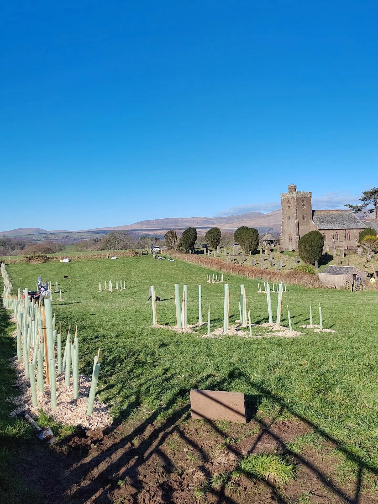 This weekend, around 25 volunteers joined our Community Foresters Nathan and Zoe to help plant the Irton Memorial Garden, which has recently come into the church&rsquo;s ownership and will one day become the next graveyard for the site.

In bright su