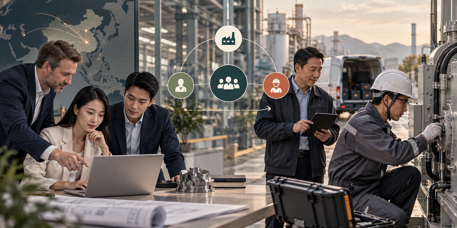 WeCom for Industrial Manufacturers in China: Distributor and Service Communication