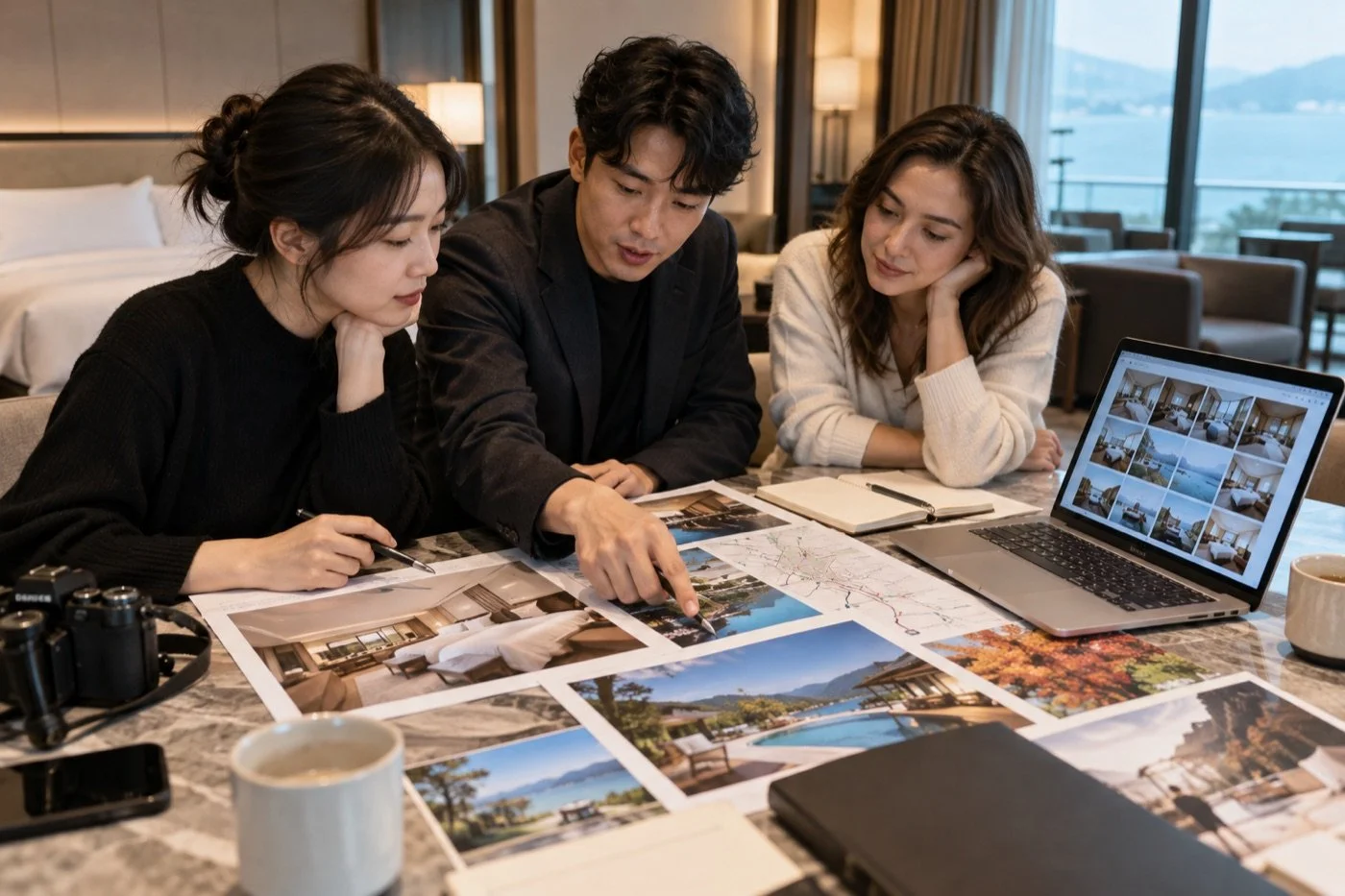 Hotel marketing team planning useful RedNote content around the questions Chinese travellers ask before reserving