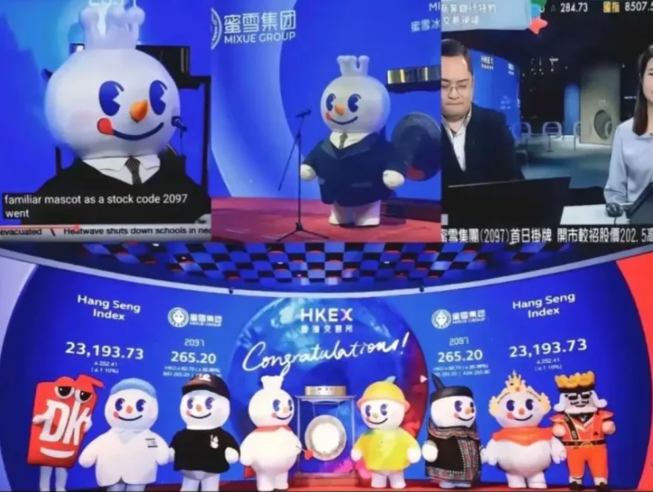 1. Mixue Bingcheng: When a Mascot Takes Over the Stock Exchange