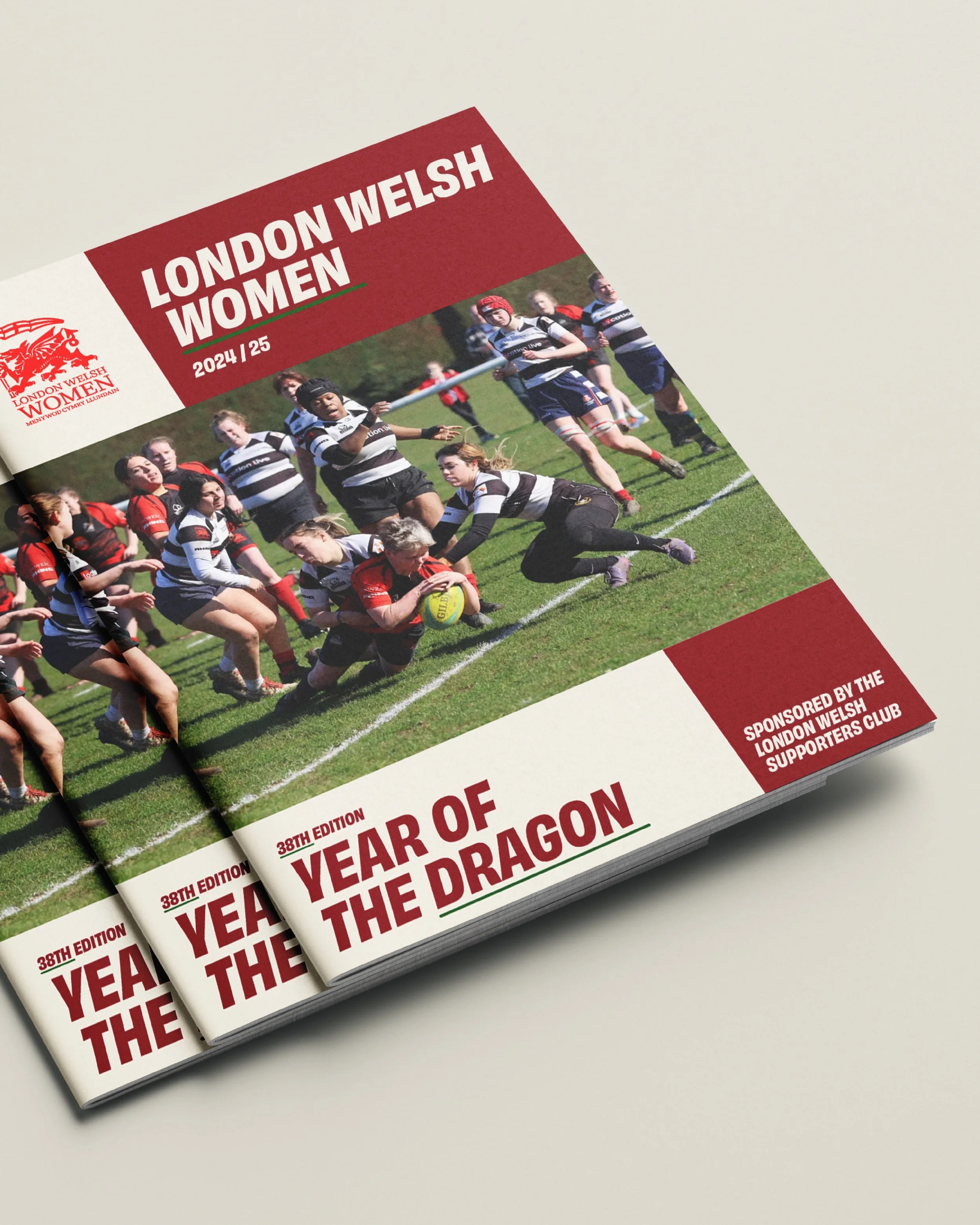 So pleased to share our brand refresh for London Welsh Women. Such a great way to kick start our new WJ specialist practice Whistlejacket Active 🏉🏃🏼&zwj;♀️

#designagency #sportteamdesign #rugbyteambranding #graphicdesignstudio #communicationsagen