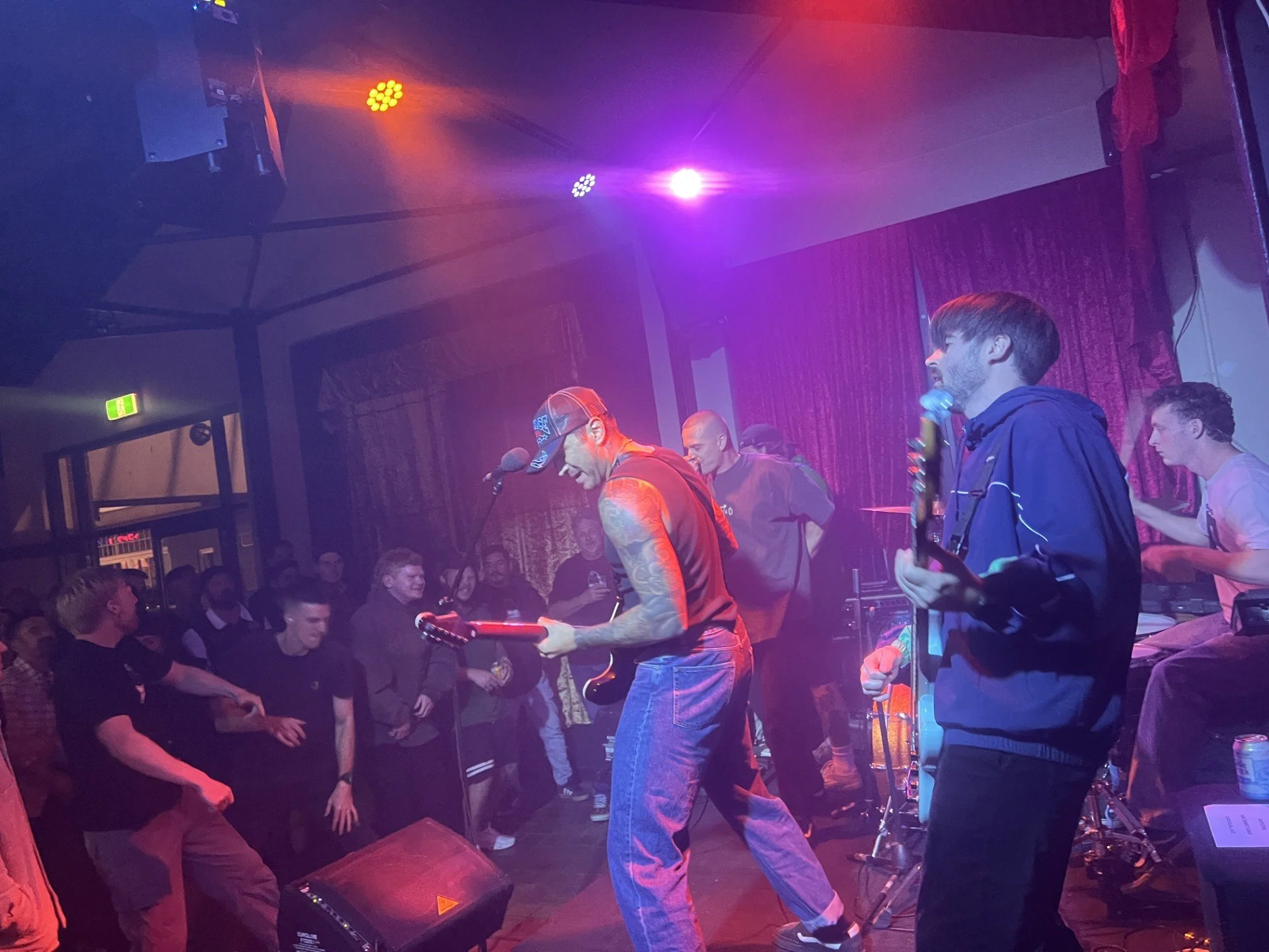 De Williams Perth band Photography- Indigo Blaze band at Corner Gallery 