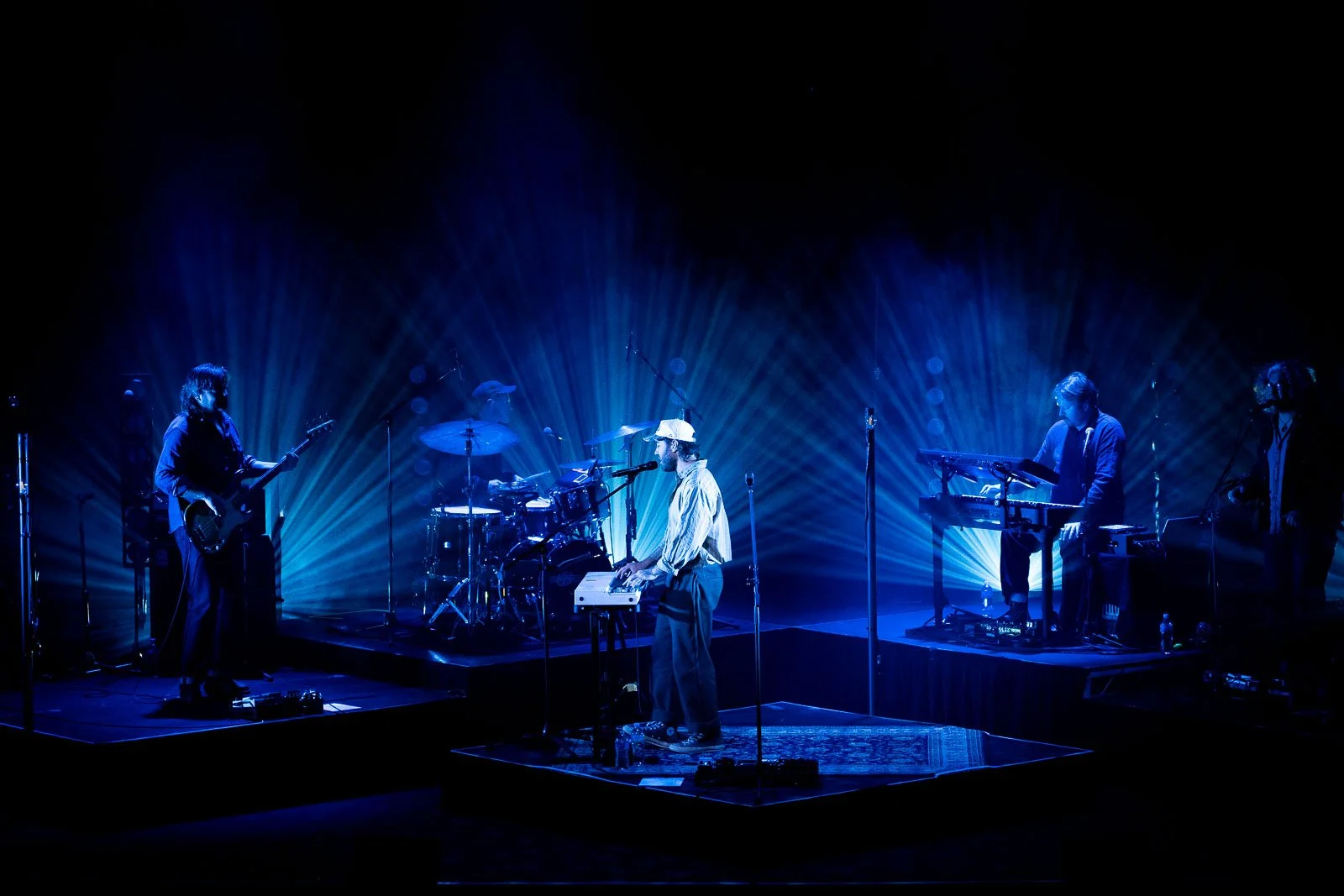 Matt Corby performing live in Perth, photographed by De Williams.