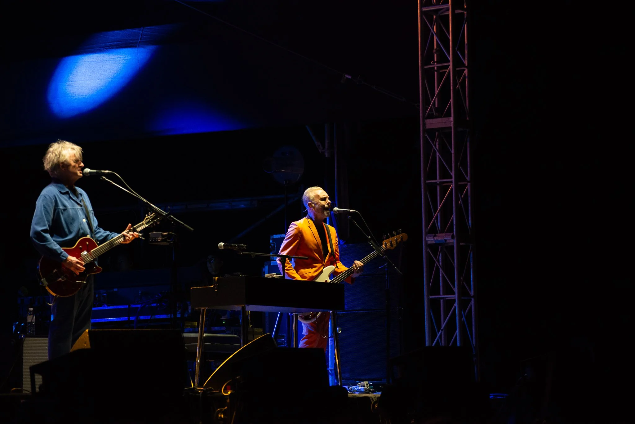 Crowded House at Fremantle prison for Seesaw magazine- de williams perth band photographer  
