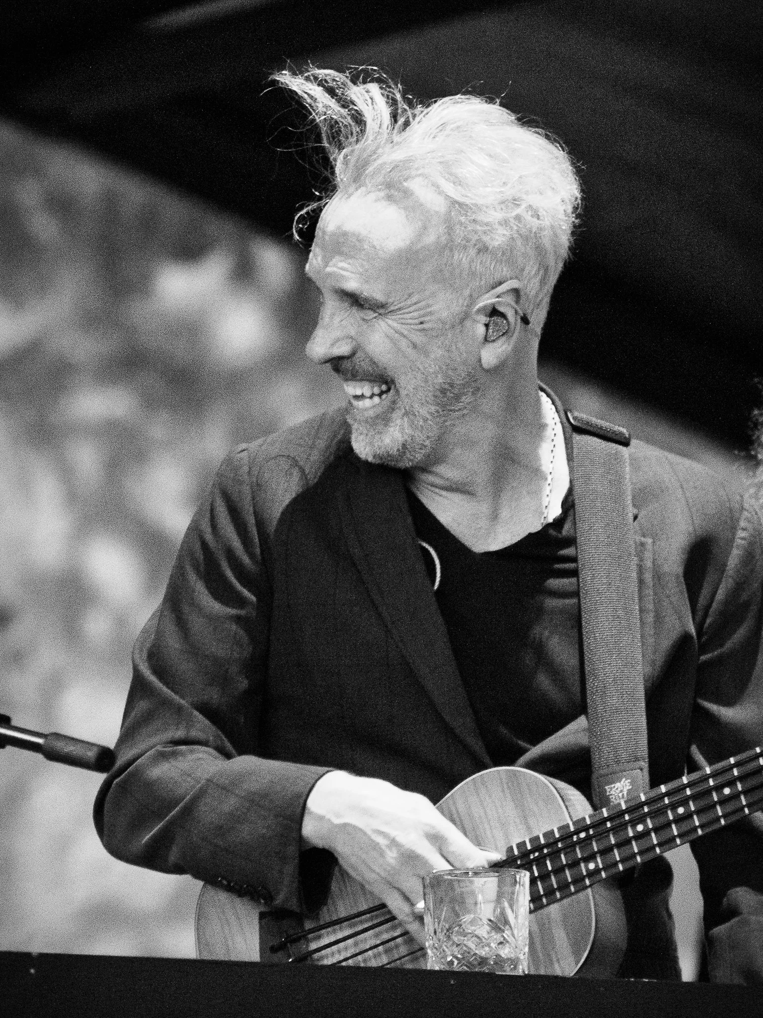 Crowded House at Fremantle prison for Seesaw magazine- de williams perth band photographer  