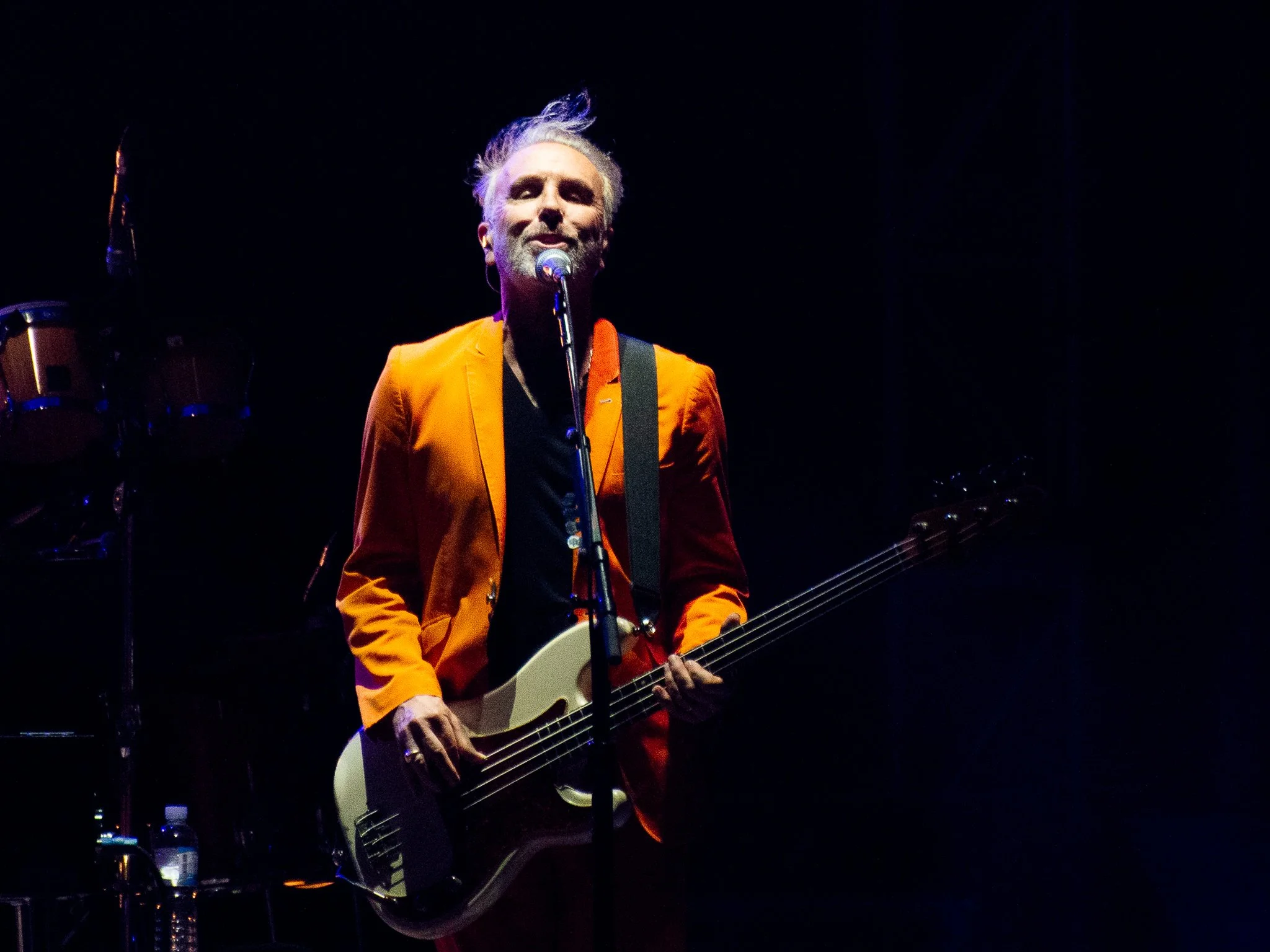 Crowded House at Fremantle prison for Seesaw magazine- de williams perth band photographer  