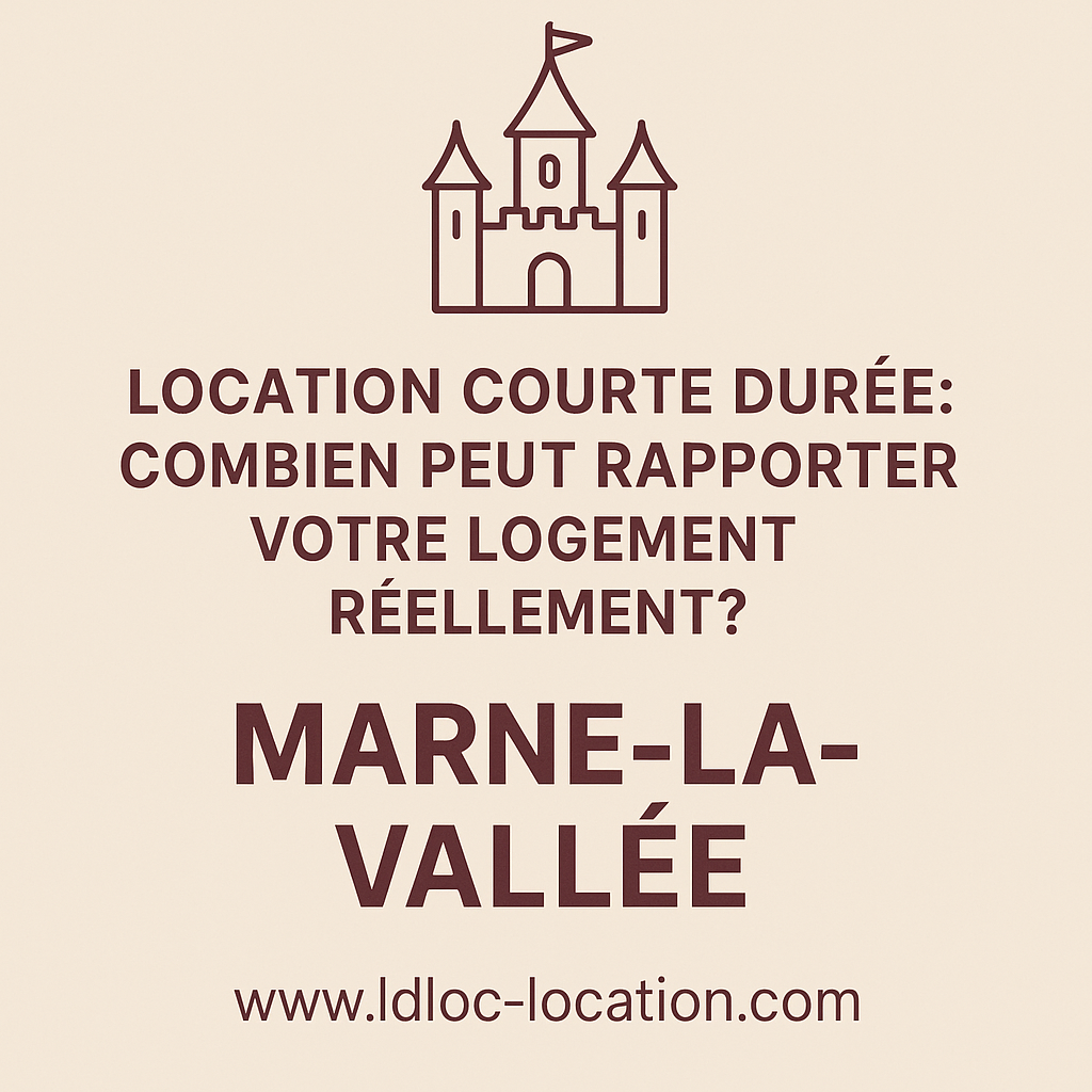 Location courte durée à Marne-la-Vallée : combien peut rapporter votre logement réellement ?