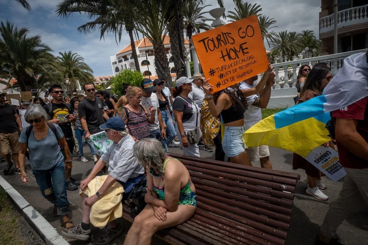 Manifestacion contra el turismo masivo