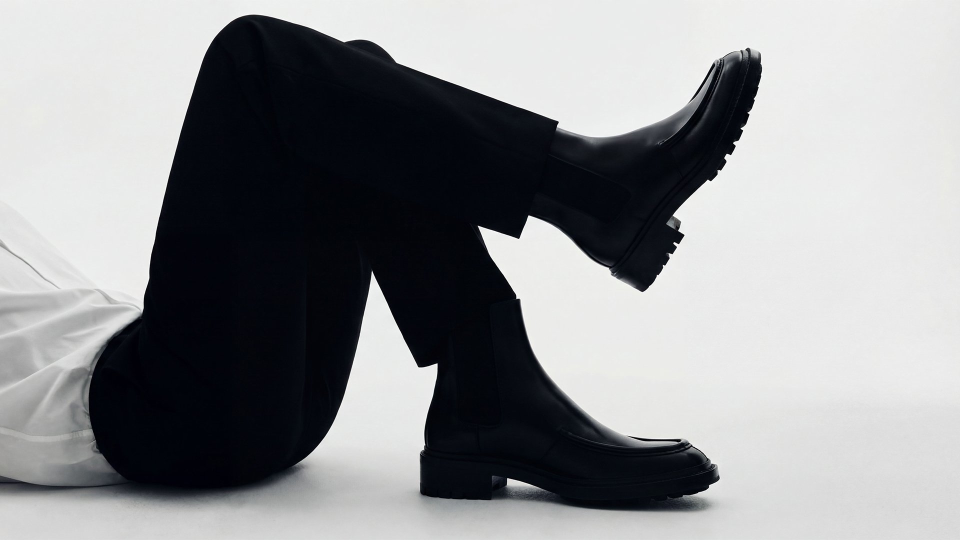 A stylist photo of a YSL men boot