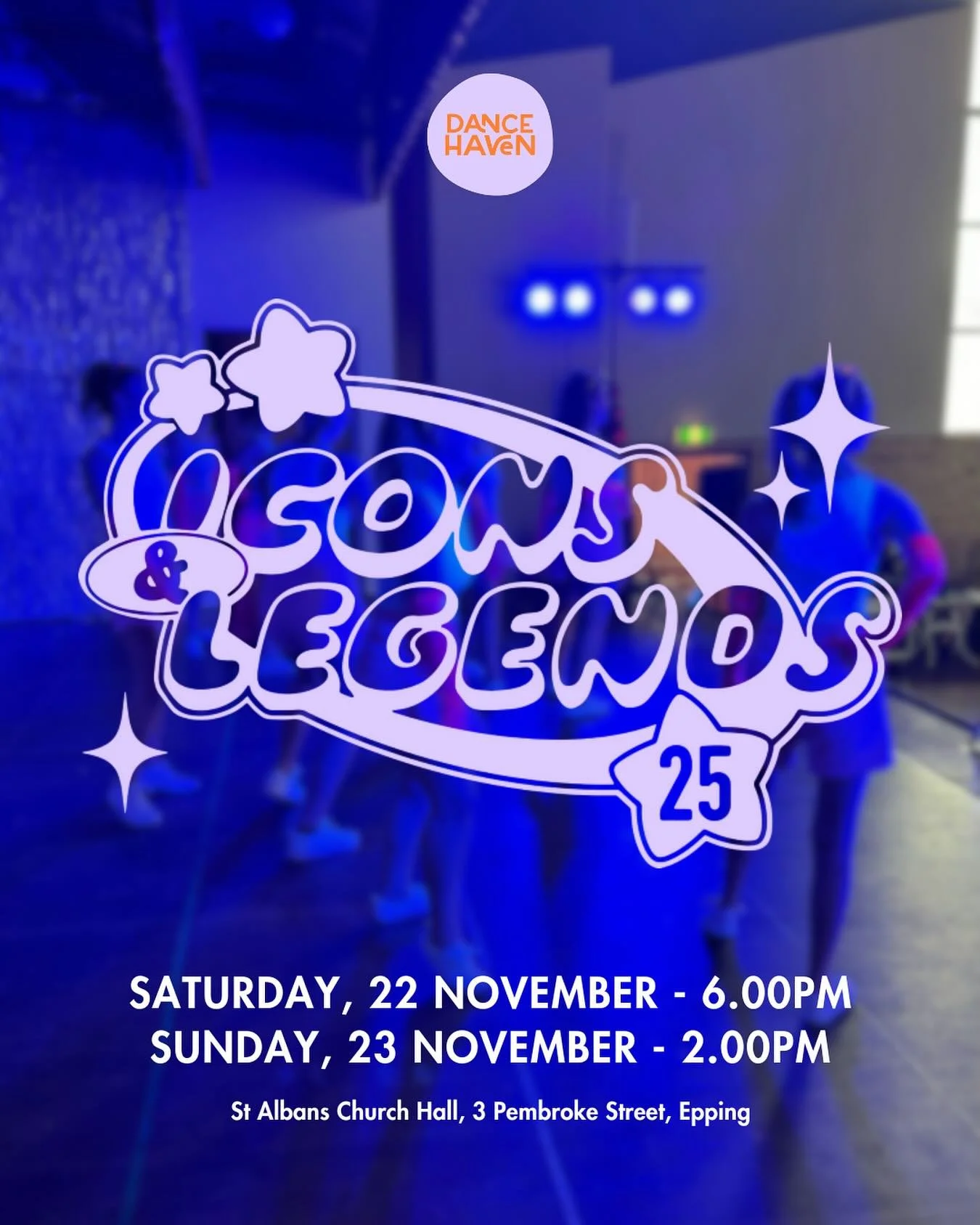 Let the countdown begin&hellip; 💥💜
Tickets are on sale now for our 2025 concert, Icons &amp; Legends! 🎟️ trybooking.com/DFXKX
We can&rsquo;t wait to celebrate our dancers and all of their hard work!