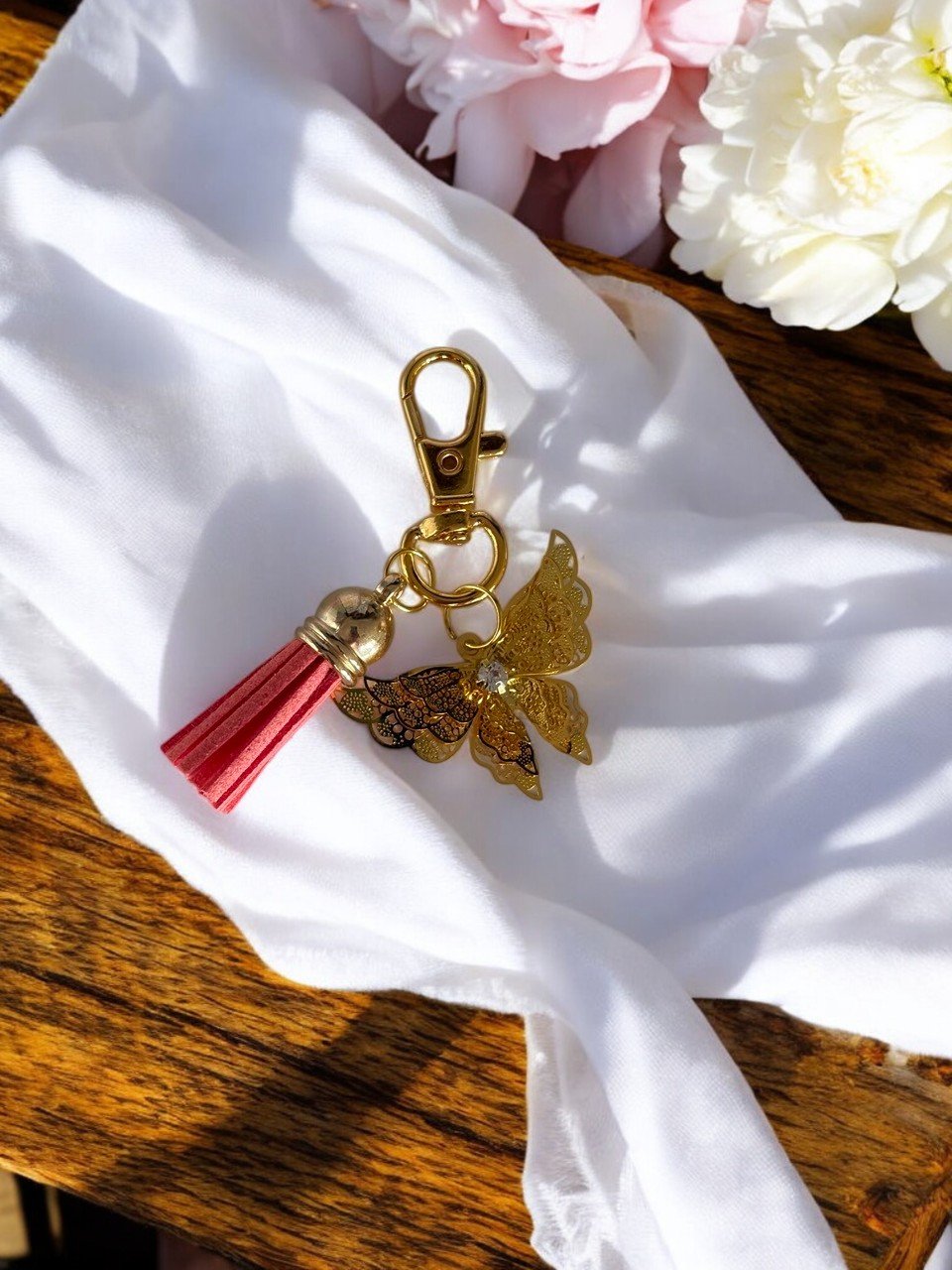 Bohemian Bag Charm Keyrings