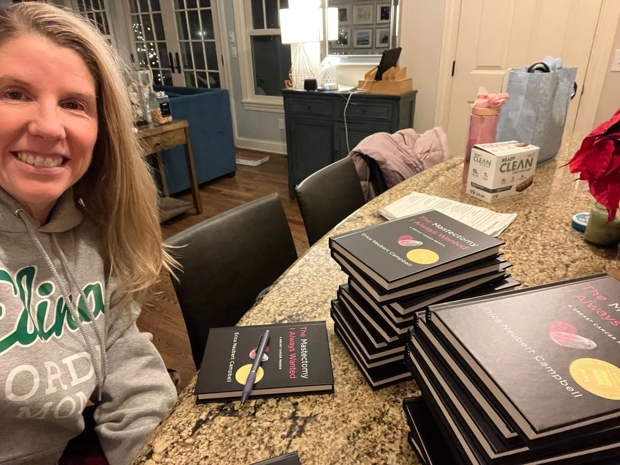 I&rsquo;m thrilled that a physician practice reached out and wanted to order three cases of my book. Tonight I&rsquo;m signing these books and thinking of the women who will be reading this is the future.  I find this magical work that grounds me on 