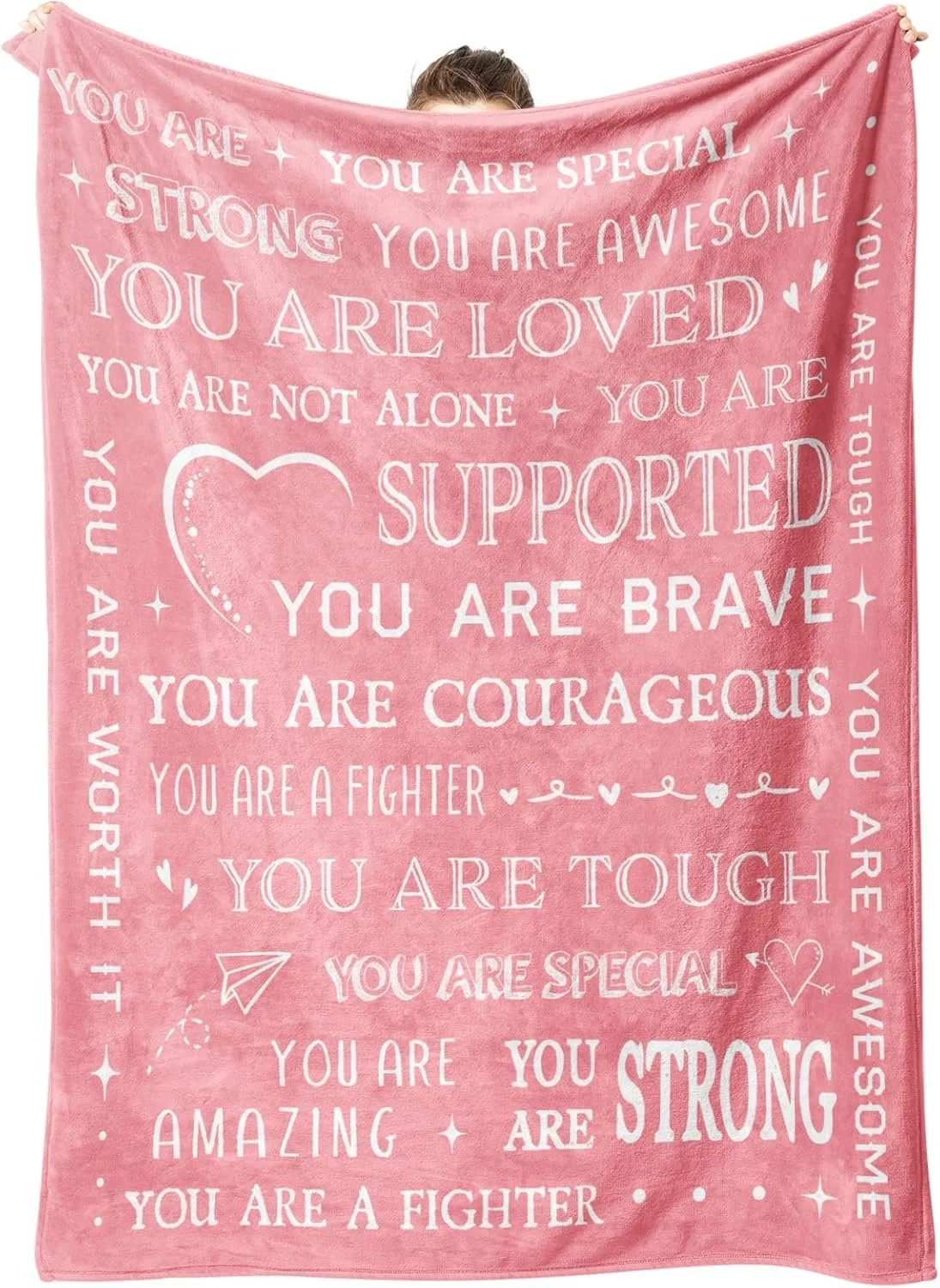 An cozy blanket is a good gift for a women preparing for a mastectomy