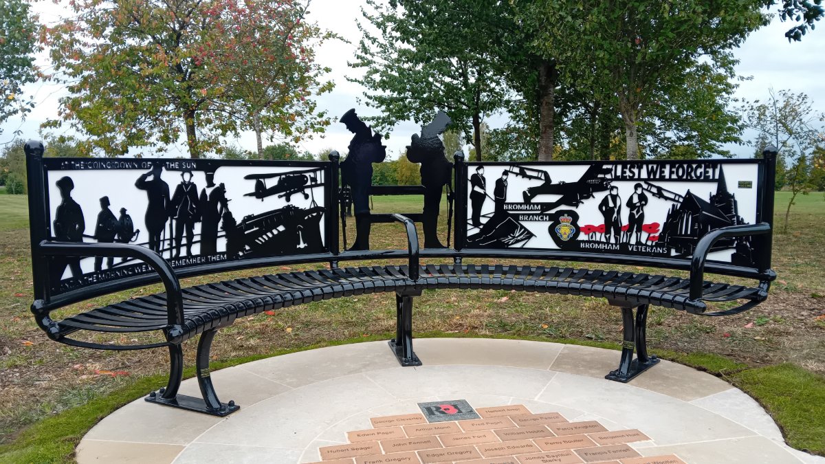 Bromham Community Hub - Royal British Legion - Bromham Remembrance Bench
