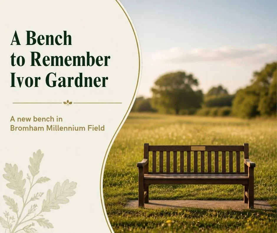 A New Bench to Honour Ivor Gardner at the Millennium Field