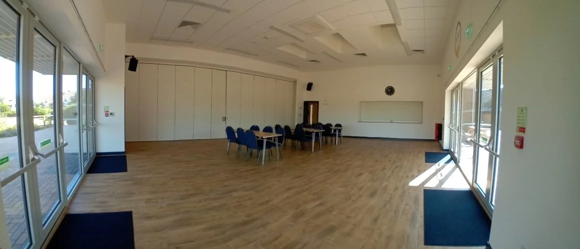 Bromham Community Hub - South Hall Panorama
