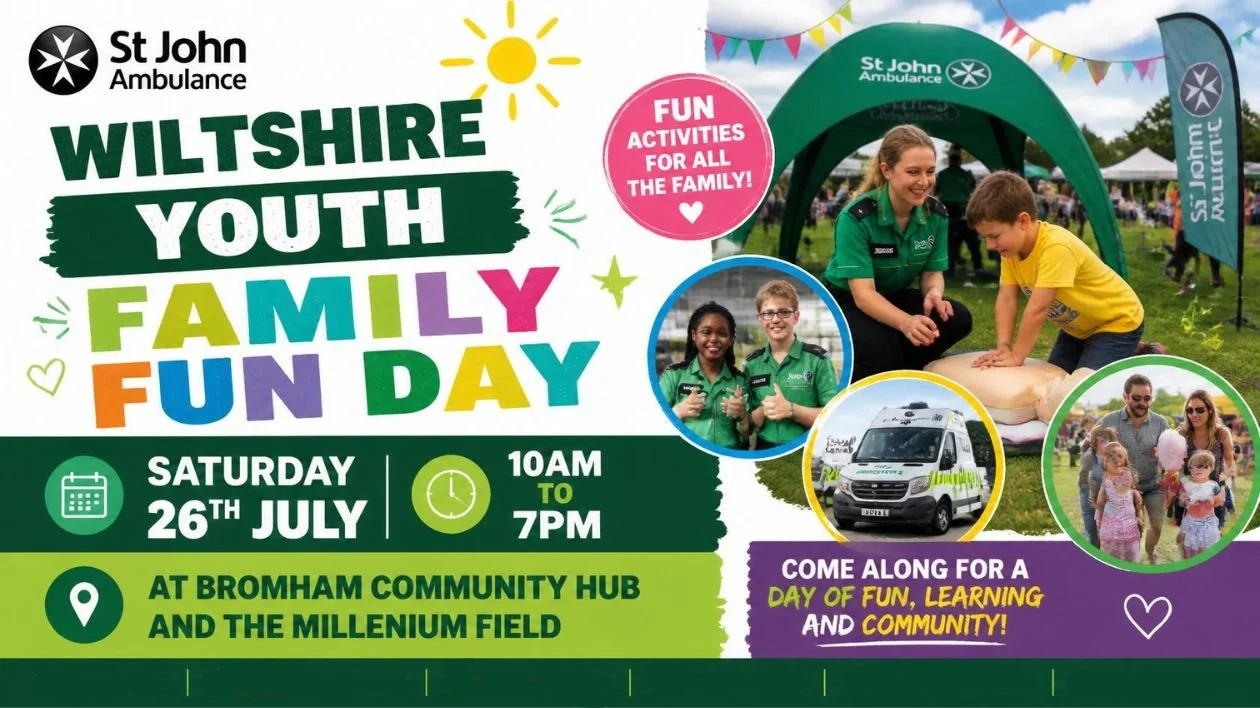 Bromham Community Hub - St John Ambulance: Wiltshire Youth Family Fun Day