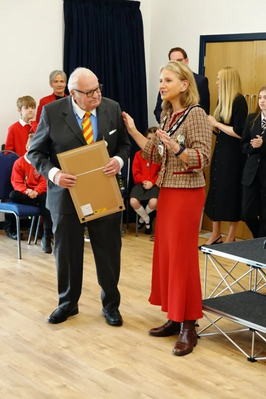 Queen Camilla opening the Bromham Community Hub in Wiltshire