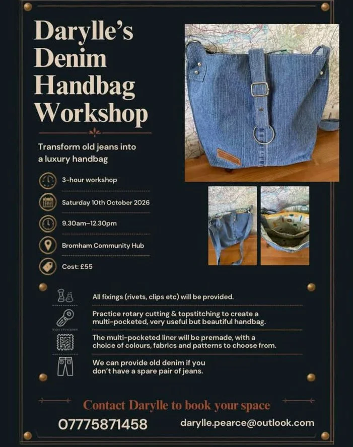 Bromham Community Hub - Denim Handbag Workshop