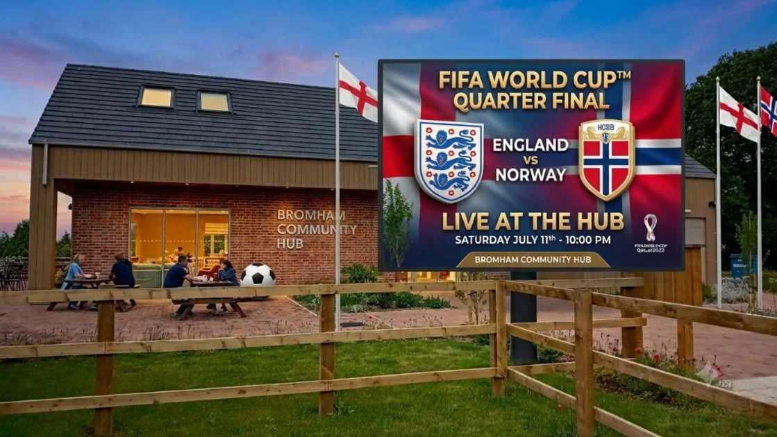 Bromham Community Hub - England vs Norway