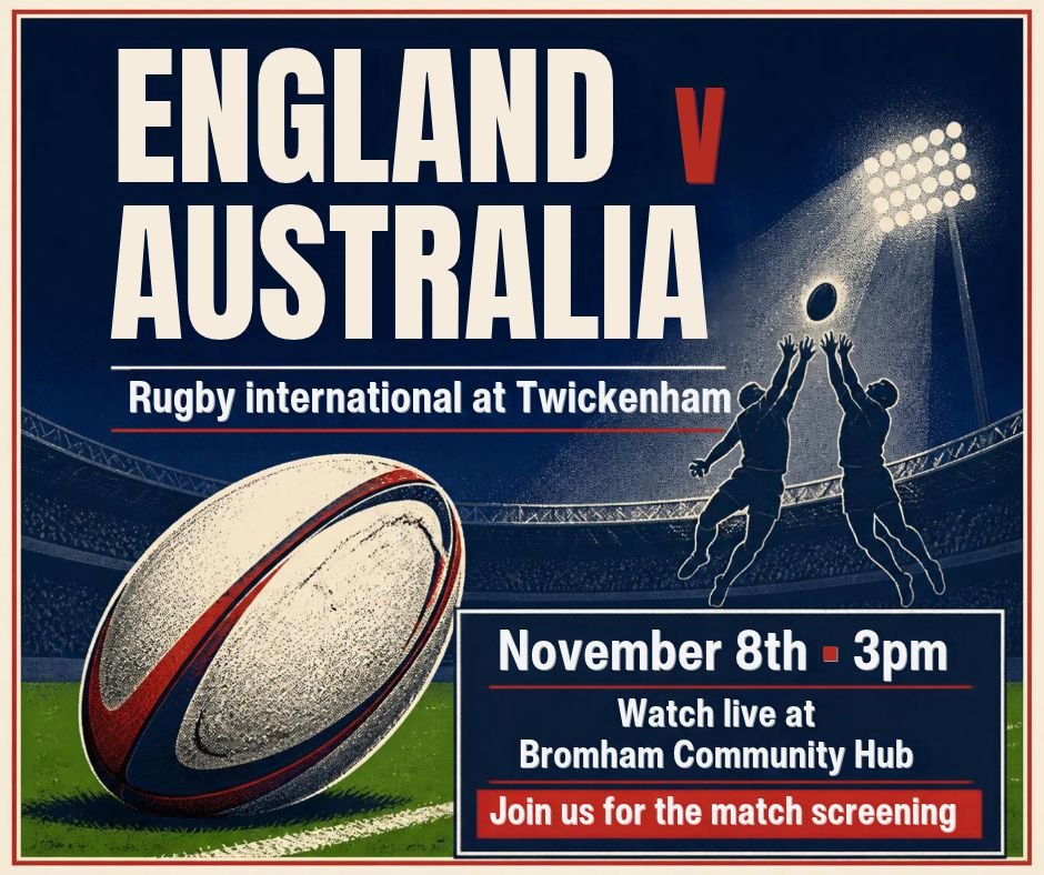 Bromham Community Hub - England Australia Rugby